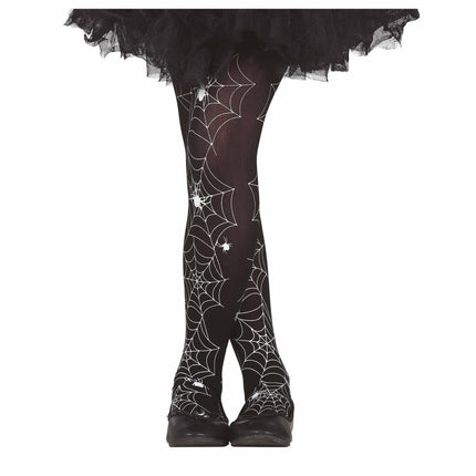 Halloween-legging Spider's Web Child