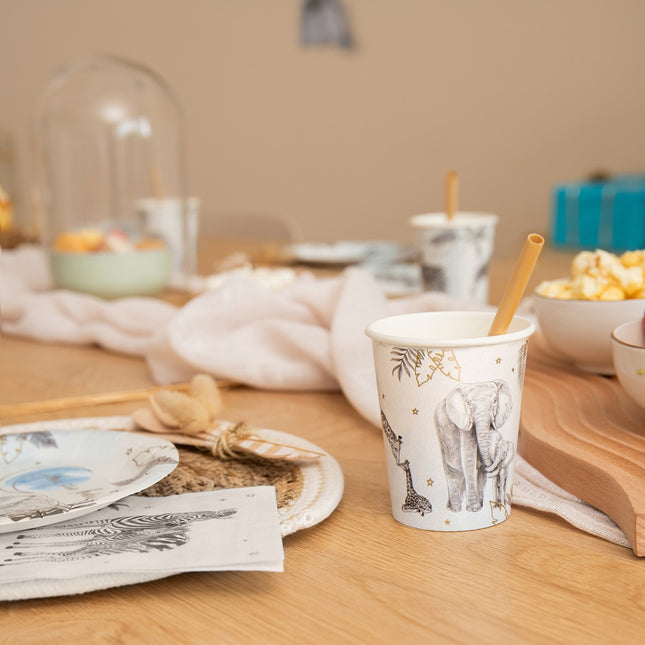 Fødselskopper Blå Safari 250 ml