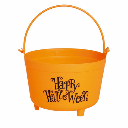Orange Halloween-slikspand Happy Halloween 30 cm