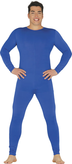 Second Skin Suit Kostume Blå Mænd