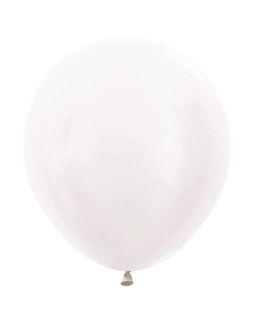 Parelmoeren Ballonnen Latex 45cm 25st