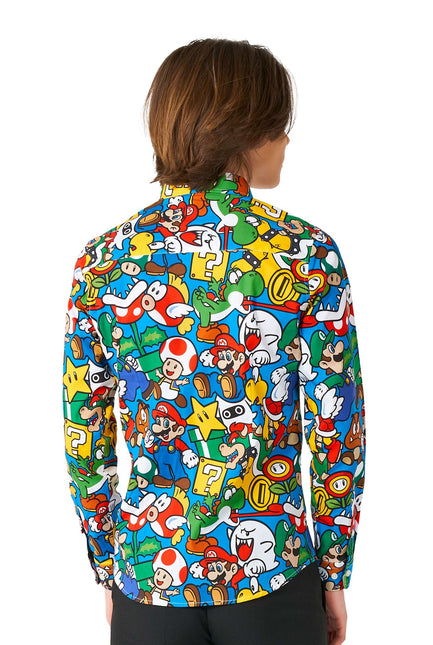 Super Mario skjorte dreng teenager <tc>OppoSuits</tc>