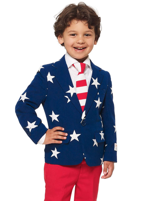USA Stars Stripes Suit Boy <tc>OppoSuits</tc>