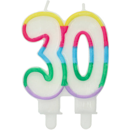 Stearinlys Colourblock Figur 30