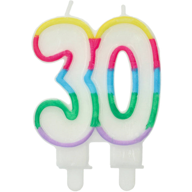 Stearinlys Colourblock Figur 30