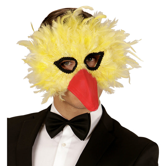 Fuglemaske gul