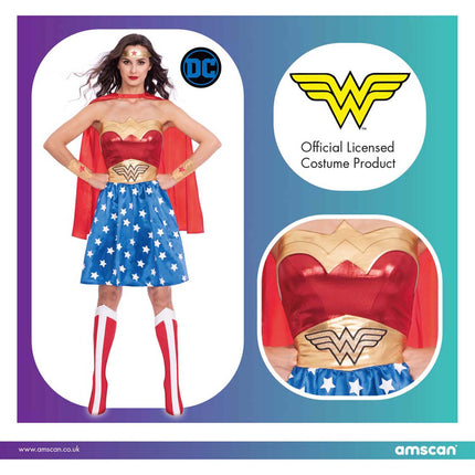Voksne Kostume Wonder Woman Classic XXL