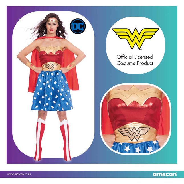 Voksne Kostume Wonder Woman Classic XXL