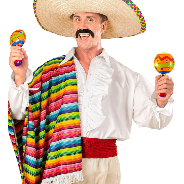 Farvede oppustelige samba-bolde 20 cm