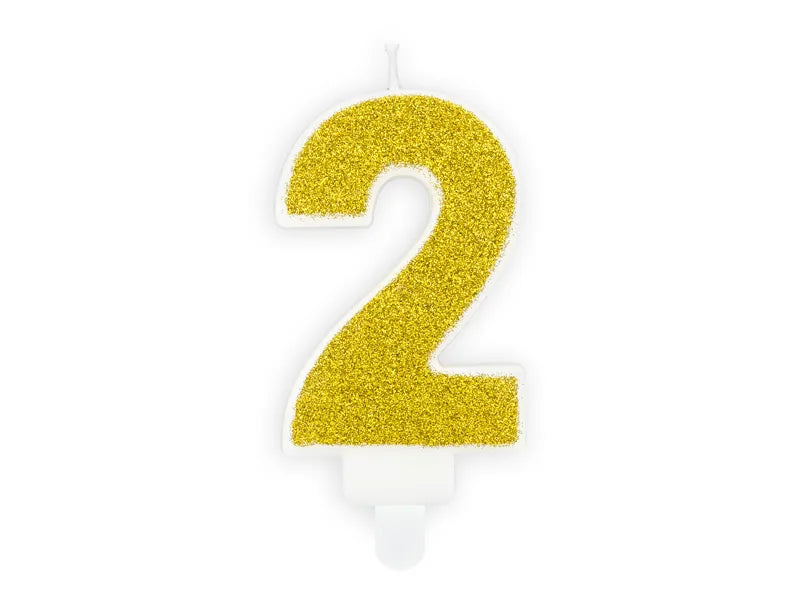 2 års stearinlysglitter