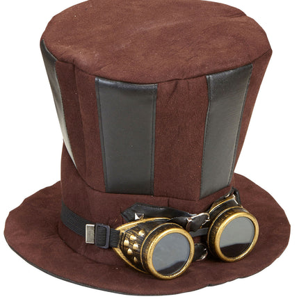 Hat Steampunk High med briller