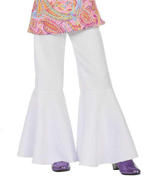 Hippie 60S Bukser Hvid Barn