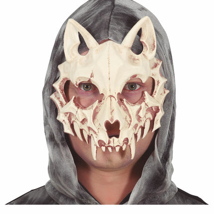 Halloween-maske kat skelet