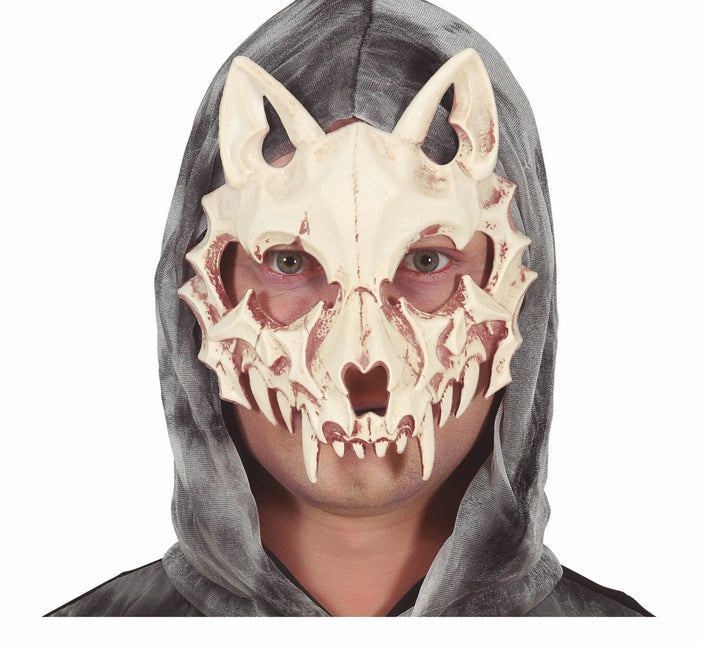 Halloween-maske kat skelet