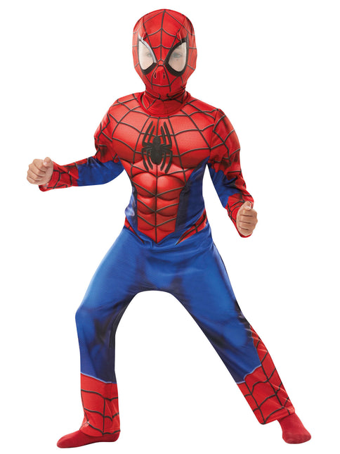 Spiderman Kostume Barn Deluxe
