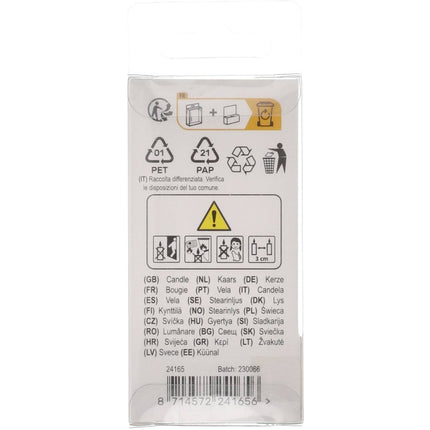 Stearinlys Simply Chic Silver Figur 5