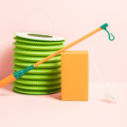 Lanternepind Orange 40 cm inkl. batteri