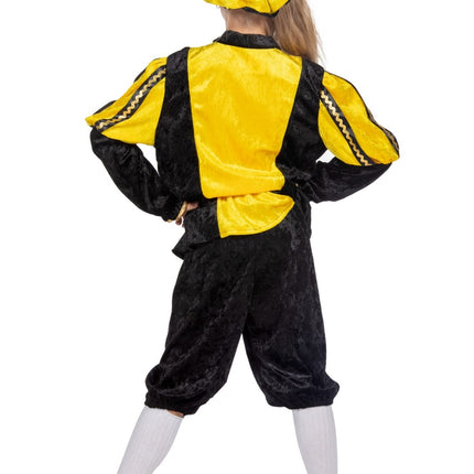 Pietenpak Kind Gul/Sort Luxe