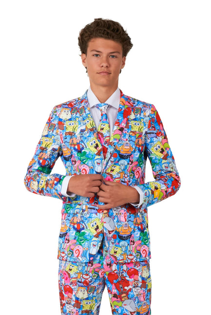 Svampebob Frenzy Dragt Dreng Teen <tc>OppoSuits</tc>
