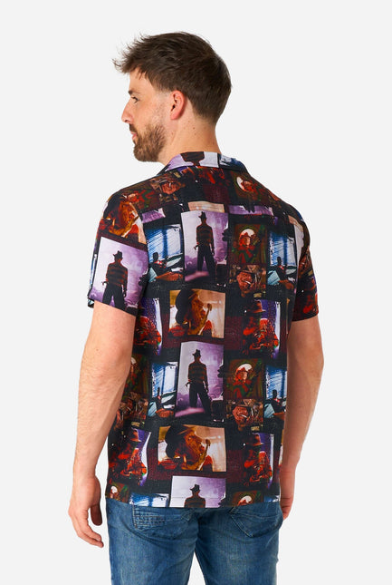 A Nightmare On Elmstreet skjorte med korte ærmer til mænd <tc>OppoSuits</tc>
