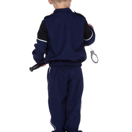 Politidragt Sort Blå Dreng