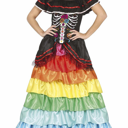 Dia De Los Muertos Halloween-kostume til damer