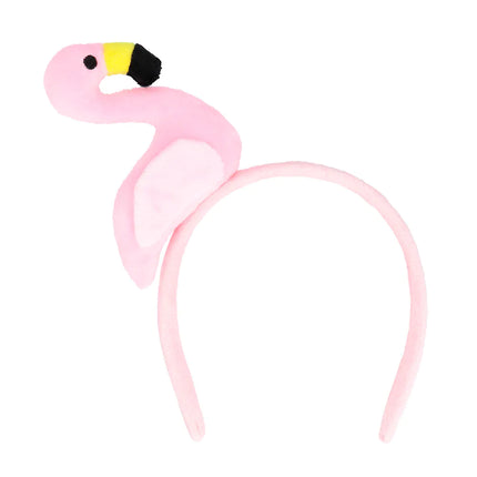 Flamingo hårbånd plys