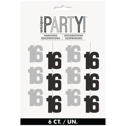 16 års hængende dekoration sølv 1,52 m