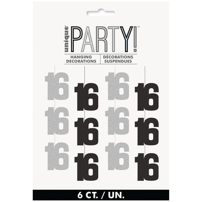 16 års hængende dekoration sølv 1,52 m