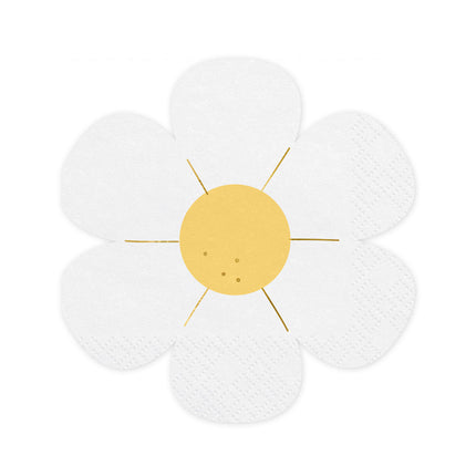 Blomster servietter 16,5 cm 12 stk