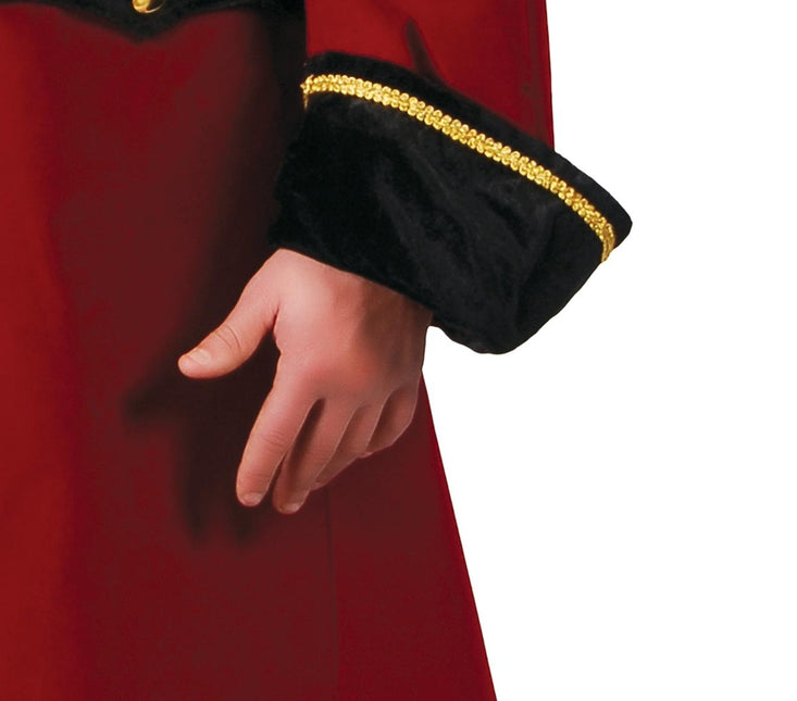 Piratdragt Bordeaux rød mænd