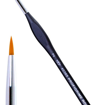 PXP Schmink Brush Round Ergonomic Profigrime Størrelse 2