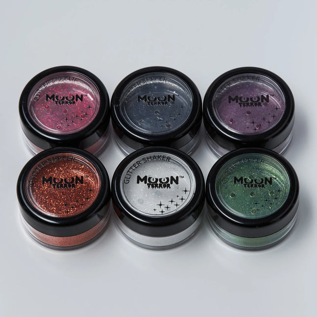 Moon Terror Halloween Glitter Shakers Blodrød 5g
