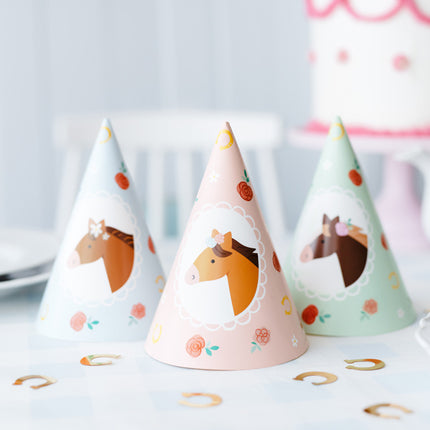 Hestefesthatte 16cm 6stk