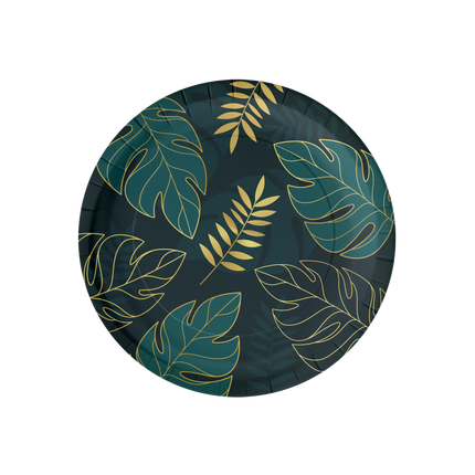 Bladtallerkener 23cm 8stk