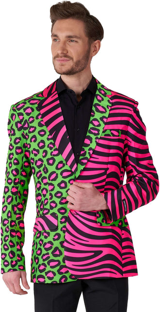 Panther Tiger Neon Blazer Men <tc>Suitmeister</tc>
