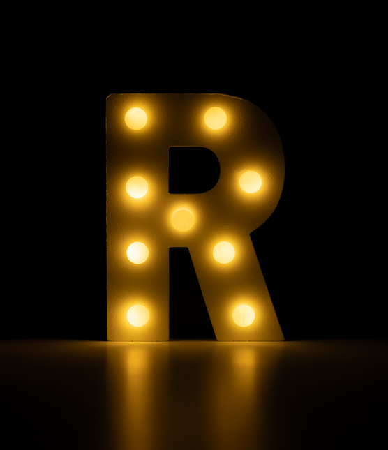 R Light Letter 16,5 cm
