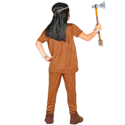 Indianerkostume brun dreng