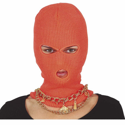 Orange balaclava