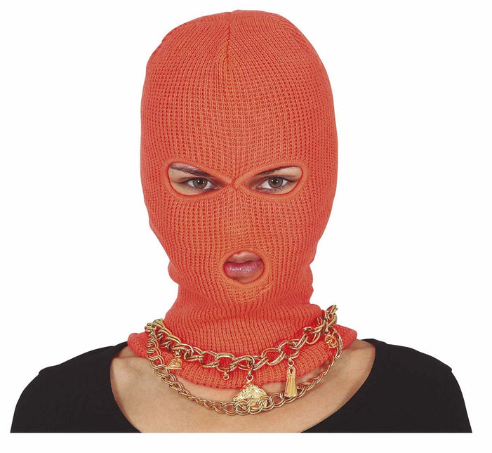 Orange balaclava
