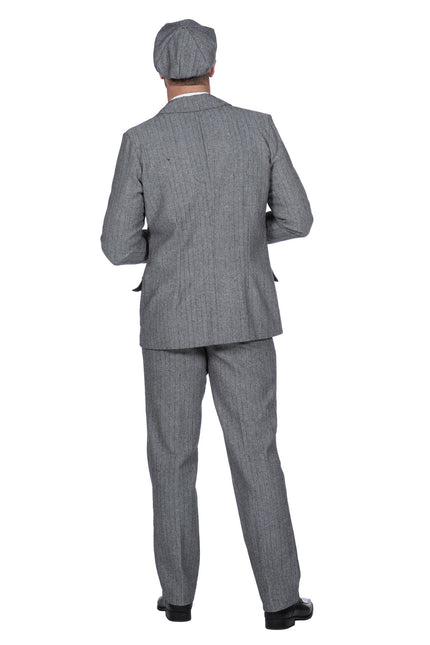 Costume Roaring 20's jakke til mænd, grå