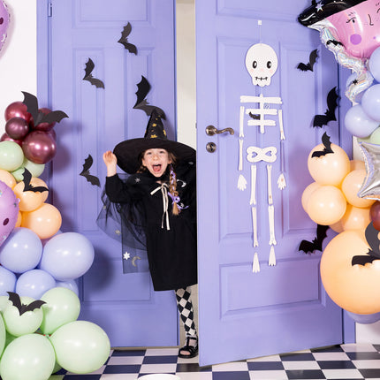 Sort halloween-kappe