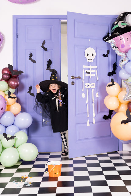 Sort halloween-kappe