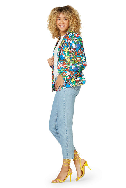 Super Mario Blazer til damer <tc>OppoSuits</tc>