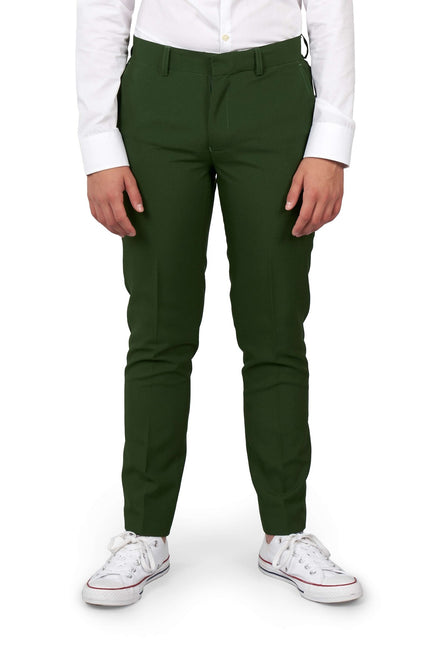 Mørkegrønt jakkesæt dreng teenager <tc>OppoSuits</tc>