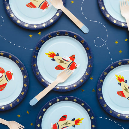 Space-tallerkener 18 cm 6 stk