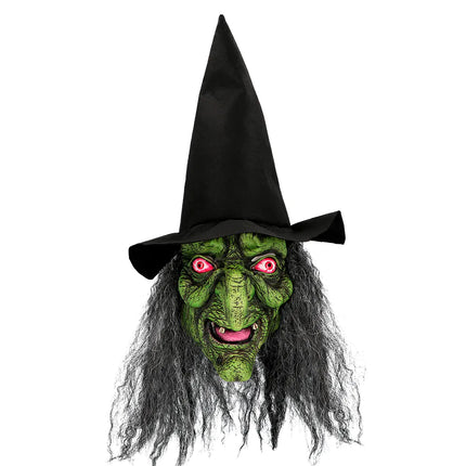 Halloween-maske sort heks