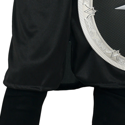 Ridderkostume sort dreng