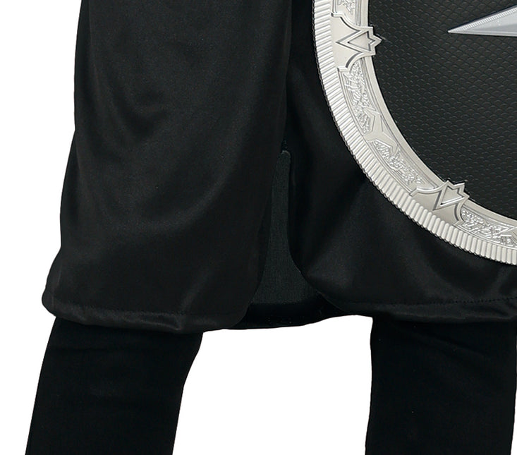 Ridderkostume sort dreng