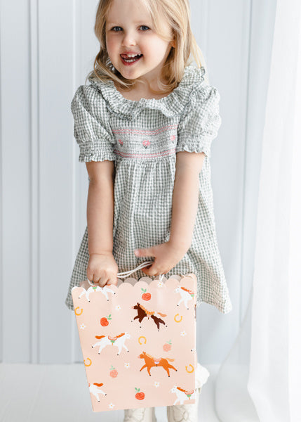 Hestehåndtaske Pink 23cm